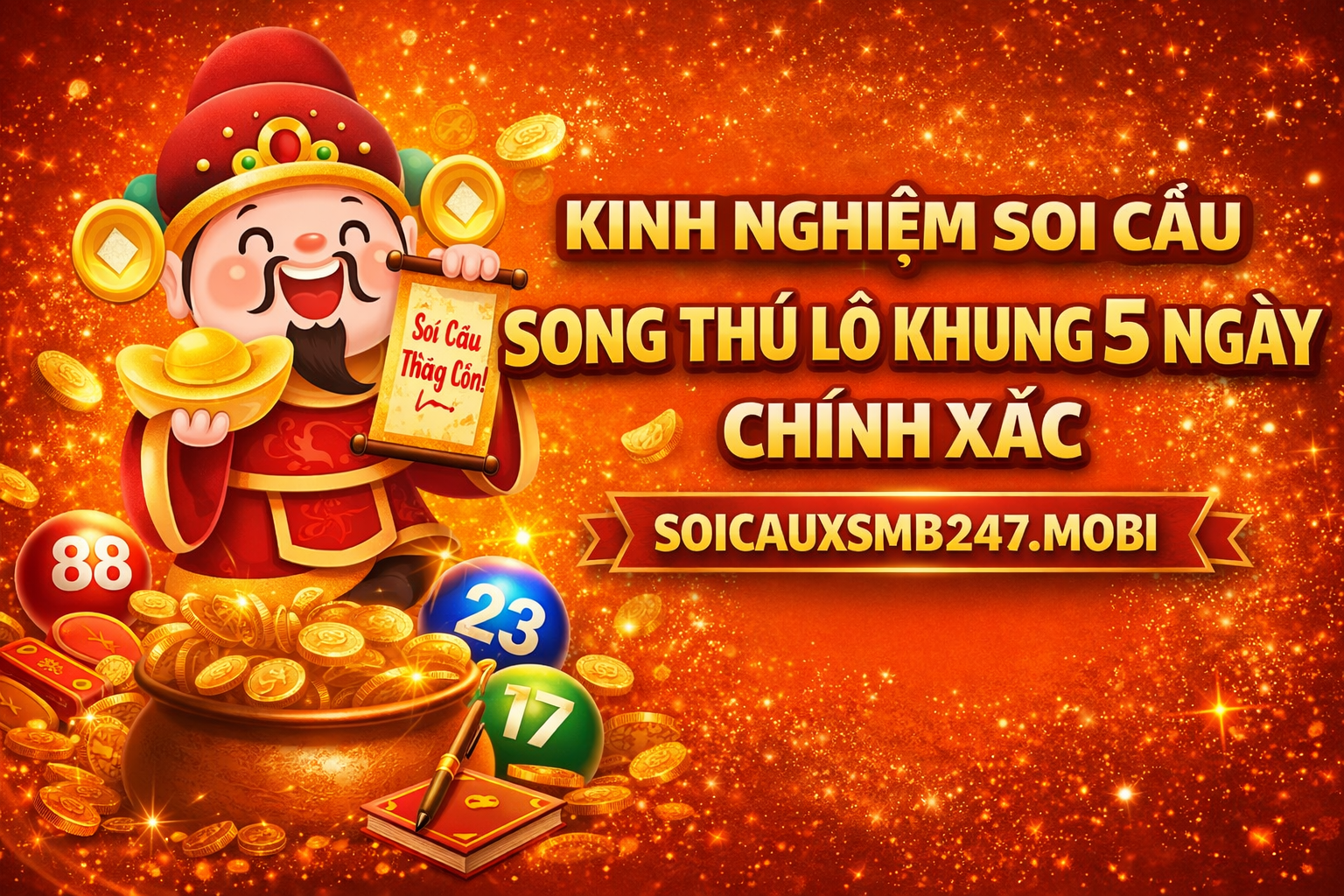 Kinh nghiệm soi cầu song thủ lô khung 5 ngày chính xác