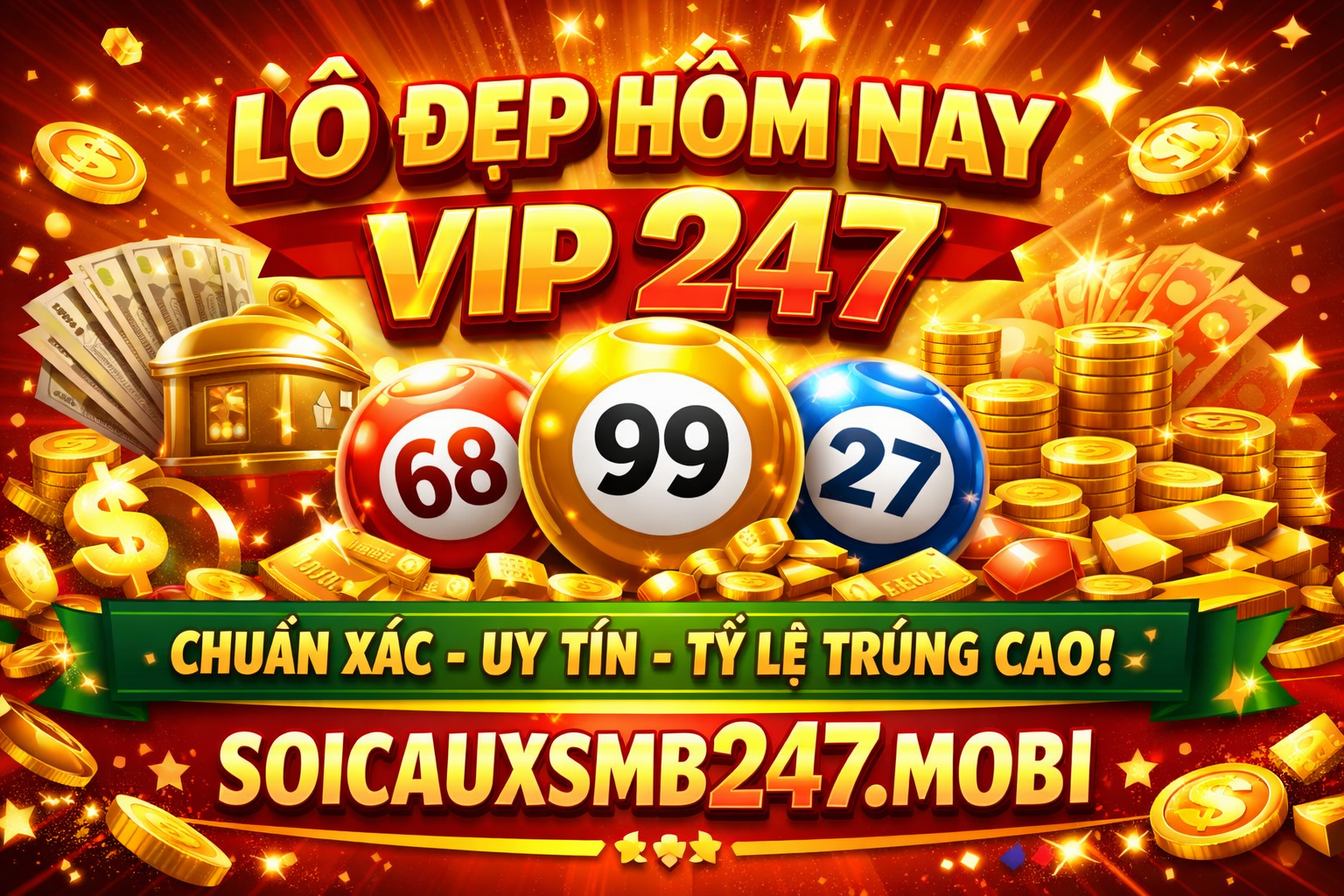 Lô đẹp hôm nay VIP 247 miễn phí